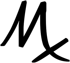 Mx, a symbol for minim in the apothecaries' system