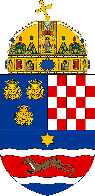 Coat of Arms of the Kingdom of Croatia-Slavonia