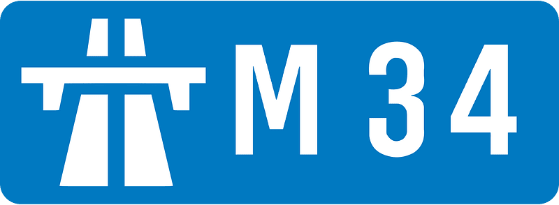 UK-Motorway-M34