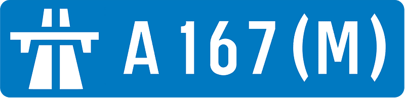 UK-Motorway-A167 (M)