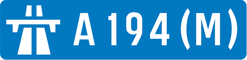 UK-Motorway-A194 (M)