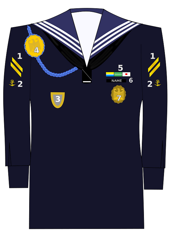 Trageweise (Marine) 2