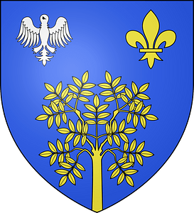 Blason de la ville de Fresnes en Saulnois (Moselle)