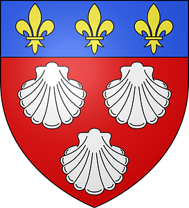 Blason ville fr Aurillac (Cantal)