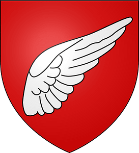 Blason ville fr Ales (Gard)