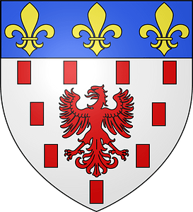 Blason ville fr Carentan (Manche)