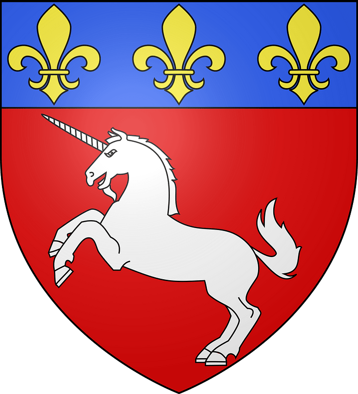 Blason ville fr SaintLo (Manche)
