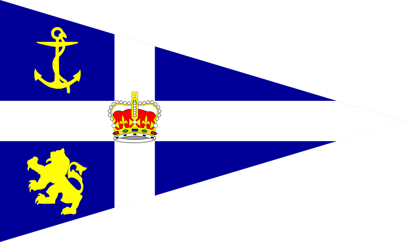 Burgee of royal northern & clyde yc