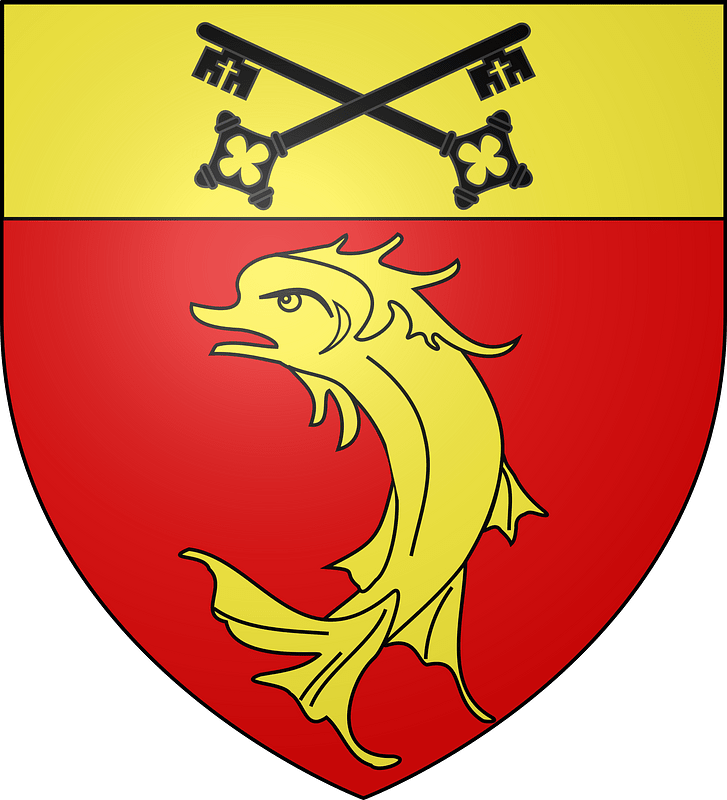 Blason ville fr SaintRomainViennois (Vaucluse)