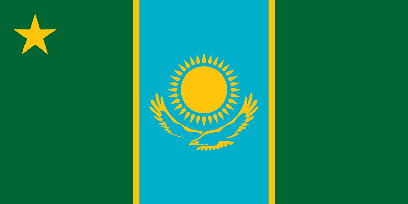Flag of the Kazakh Border Service