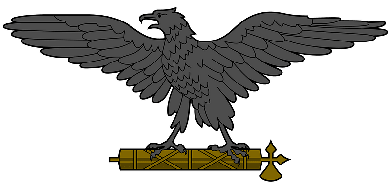 Eagle with fasces