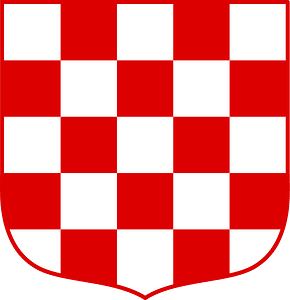 Coat of arms of Croatia (white chequy)