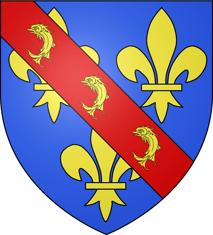 Blason duche fr Bourbon (Beaujolais)