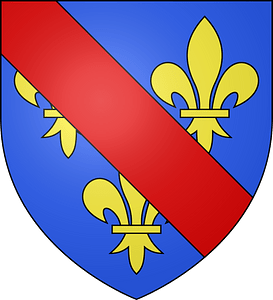 Blason duche fr Bourbon (moderne)