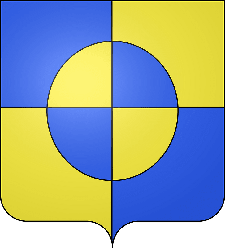 Blason ville fr Quillan-1696 (Aude)