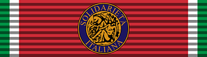 Cavaliere OSSI medal BAR