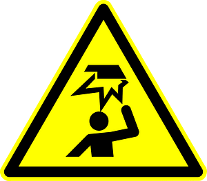 Pictogramme risque choc tete