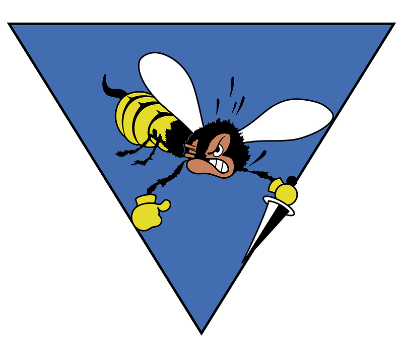 Ensign of the 21º Gruppo (Angry Wasp) of the Italian Air Force