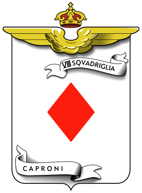 CoA VIII Squadriglia Caproni - diamond