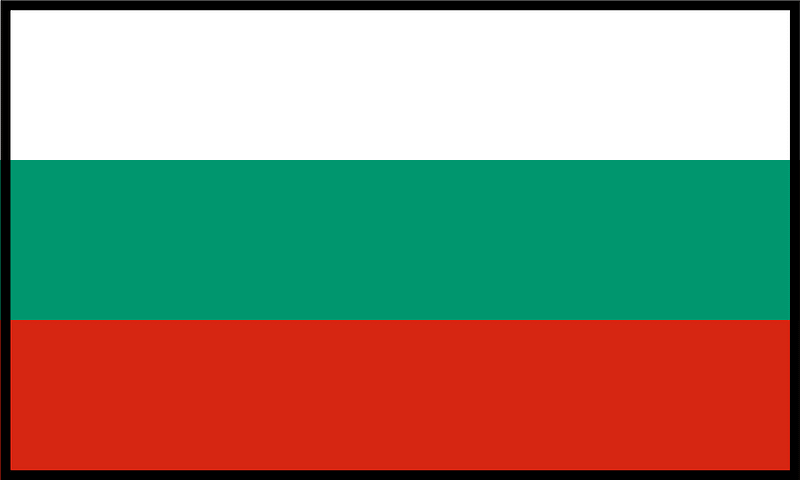 Flag of Bulgaria (bordered)