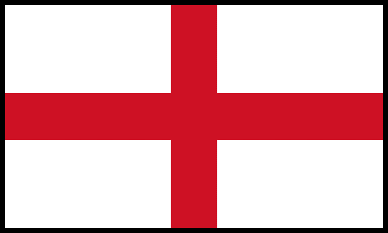 Flag of England (bordered)
