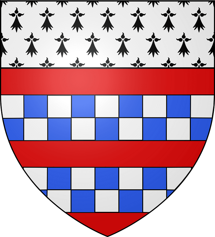 Blason sainte anne sur brivet