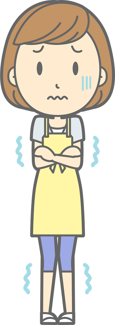 (Susan) Woman is Cold and Shivering