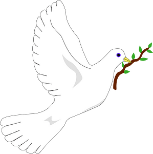 Peace dove noredblobs