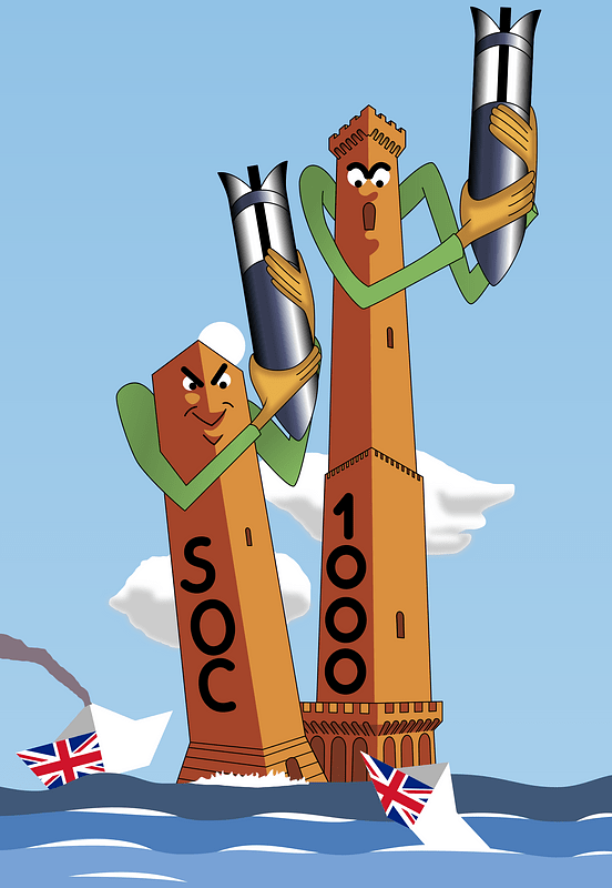 Ensign of the 36º Stormo B.T. of the Italian Air Force
