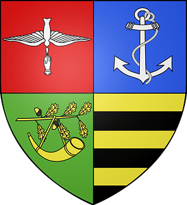 Blason ville fr Saint-Rémy-en-Rollat(Allier)