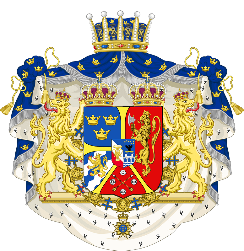 Coat of arms of Prince Eugen, Duke of Närke (1865-1905)
