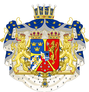 Coat of arms of Prince Eugen, Duke of Närke (1865-1905)
