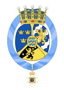 Coat of arms of Princesse Ingeborg, Duchesse de Västergötland