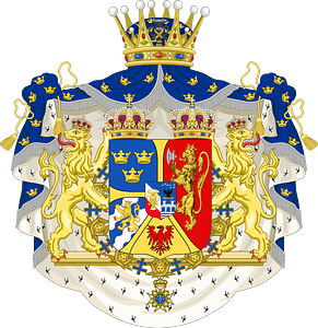 Coat of arms Prince héritier Gustave (V)