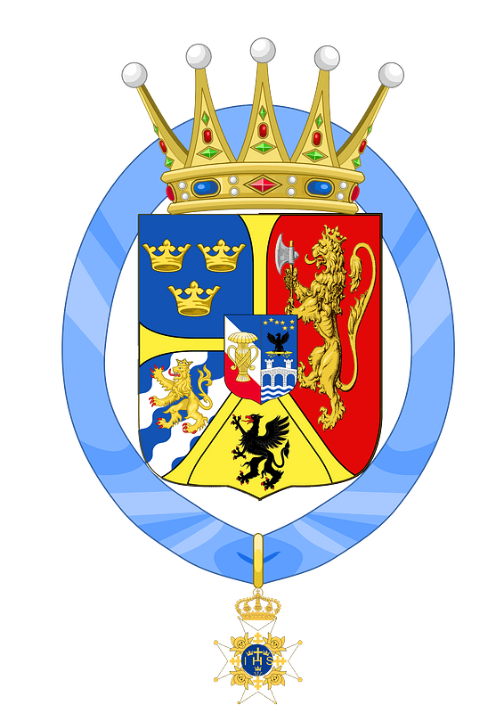 Coat of arms of Prince Carl Oscar, duke of Södermanland