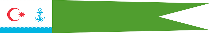 Command Pennant of the Azerbaijan Border patrol vessels