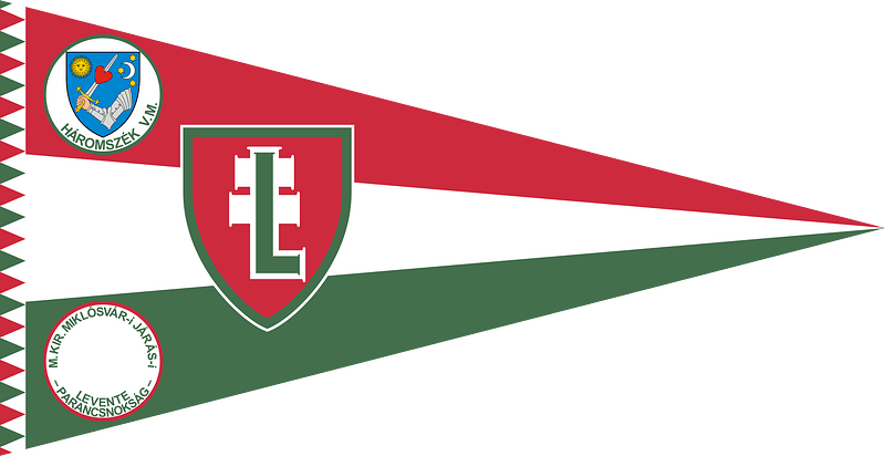 Pennant of the Levente Headquarters of Miklósvár District