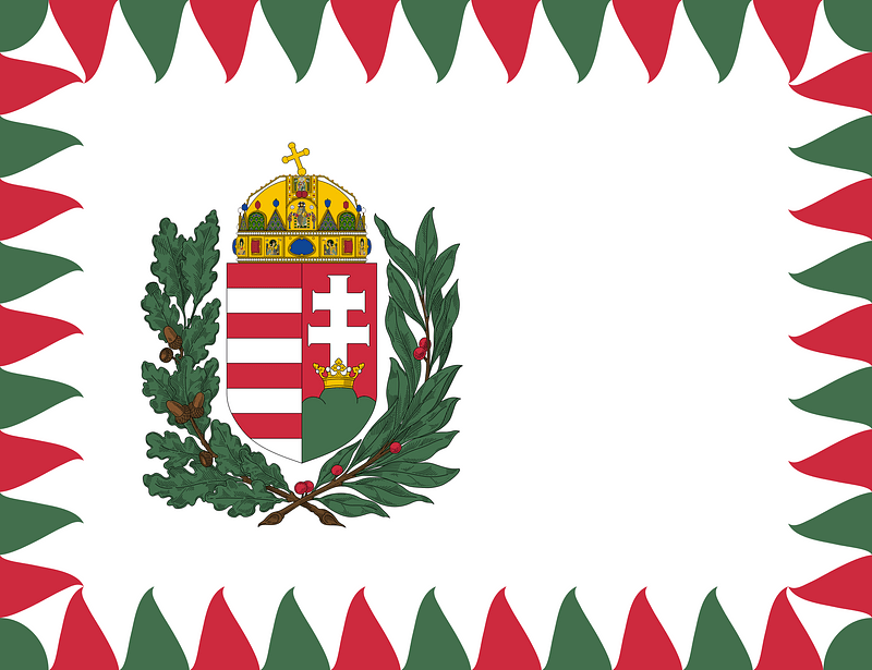 Flag of the Commander of the Royal Hungarian River Defence Forces (1939-1945)
