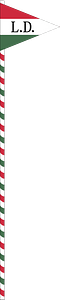 Flag of the Command of a Cavalry Brigade of the Hungarian National Army (1919, with staff)