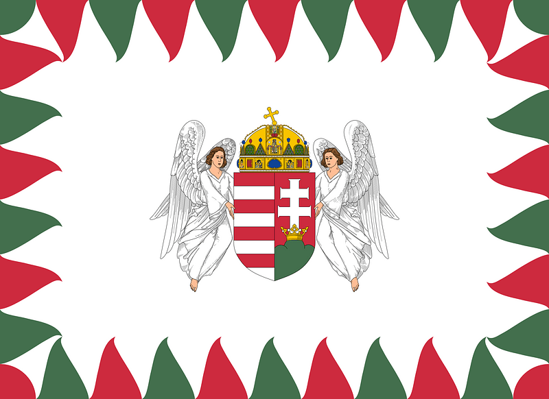 Flag of the Commander of an Army of the Royal Hungarian Defence Forces (1940-1945)