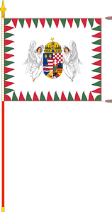 Infantry Colour of the Royal Hungarian Defence Forces (1939-1945, with staff)