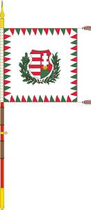 Cavalry Standard of the Hungarian Defence Forces (1949, with staff)
