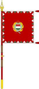 Cavalry Standard of the Hungarian People's Army (1957-1976, with staff)