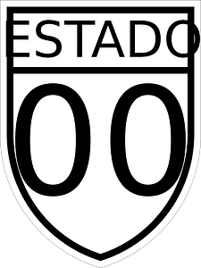 Mexican state highway template