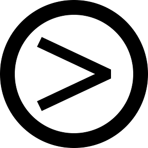Greater than circle