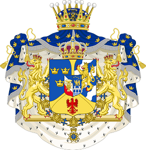 Coat of arms Crown Prince Gustav (V) of Sweden 1
