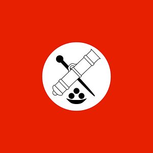 Flag of the Command of an Artillery Regiment or Battalion of the Royal Hungarian Defence Forces (1939)