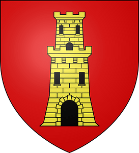 Blason ville fr Caen (Calvados)2