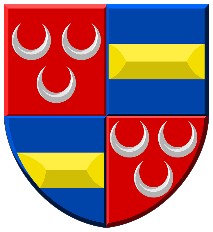 Coat of Arms Van Duvenvoorde & Van Wassenaer Obdam (simple) (png)