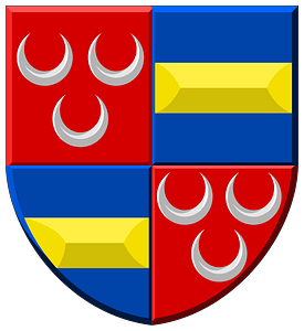 Coat of Arms Van Duvenvoorde & Van Wassenaer Obdam (simple) (png)